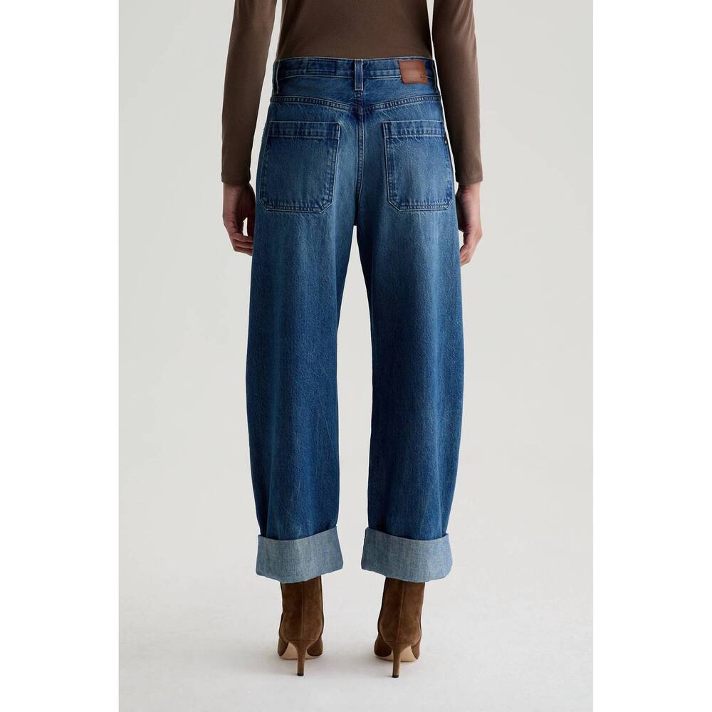 NEW AG JEANS mercer high rise barrel pant in nouveau - Picture 4 of 4